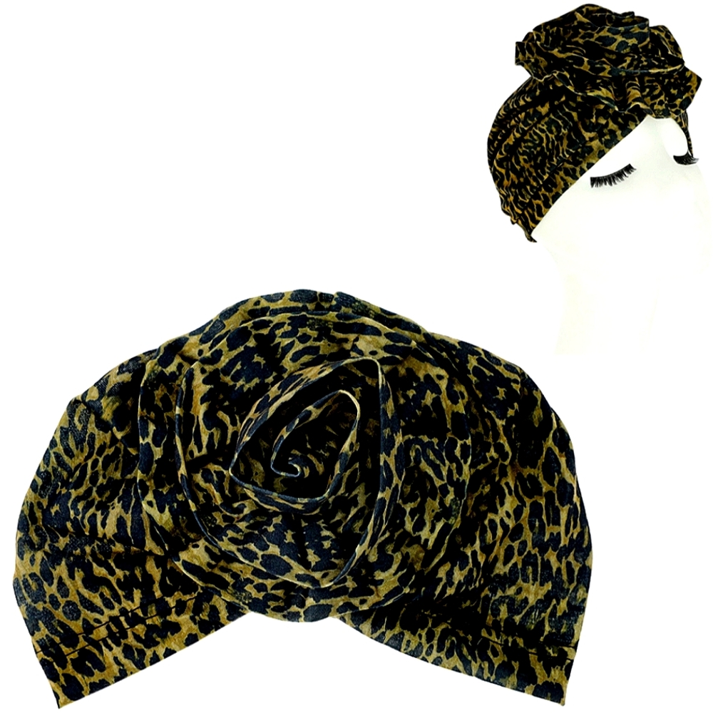 Leopard Comfy Pretty Twist Turban (NWT)